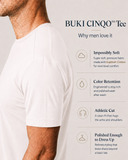 Buki Cinqo Tech Tee - White