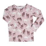 Wild Horses Big Kid Pajama Set