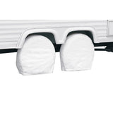 Classic Accessories 76270 Rv Wheel Cover, Pair, White, 40,, - 42,, Wheel Diameter