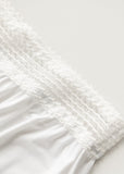 Women's White Half Slip