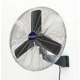 Global Industrial 24 Oscillating Wall Mount Fan 3-Speed 7525 Cfm 1/4 Hp 1 Phase