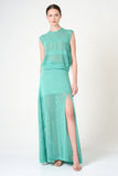 Luxe Sleeveless Top in Aqua