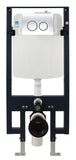 EAGO PWG380-PC Polished Chrome Dual Flush Wall Mounted Toilet Tank Carrier for WD101, WD332, WD333