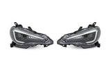 OLM Sequential Style Headlights w/ 6000k HID - 13+ FT86 / BRZ