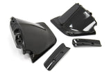 OLM Silverline Carbon Fiber OEM S Style Spoiler with Black Bases - 2015+ WRX / 2015+ STI